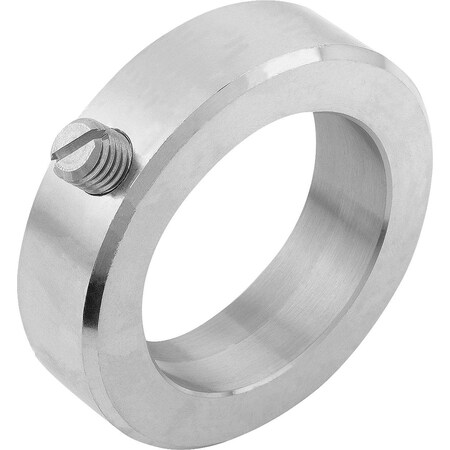 Shaft Collar DIN705, Form:A Grub Screw With Slot, Stainless Steel Bright 4X8, B=5